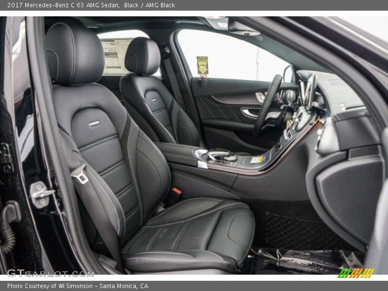 Black / AMG Black 2017 Mercedes-Benz C 63 AMG Sedan