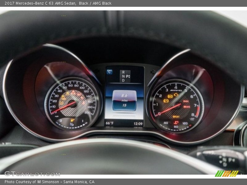 Black / AMG Black 2017 Mercedes-Benz C 63 AMG Sedan
