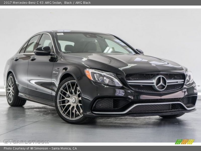 Front 3/4 View of 2017 C 63 AMG Sedan
