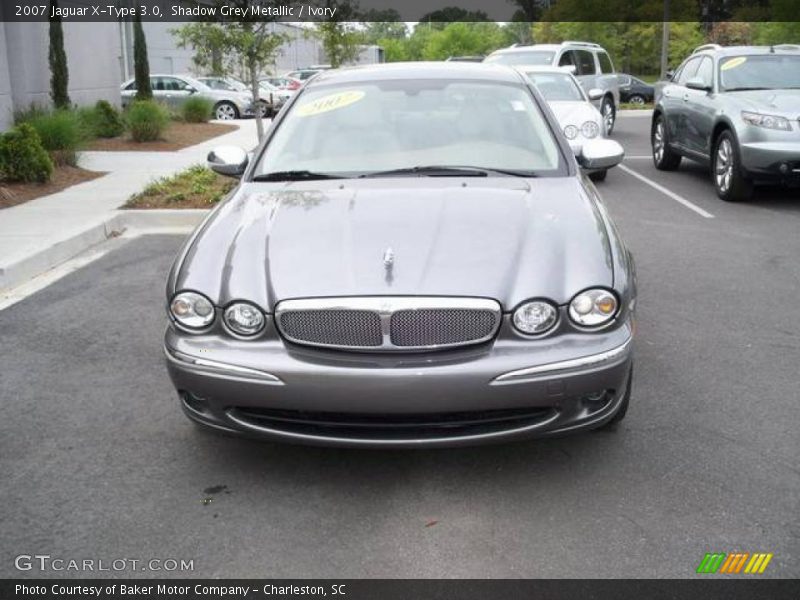 Shadow Grey Metallic / Ivory 2007 Jaguar X-Type 3.0