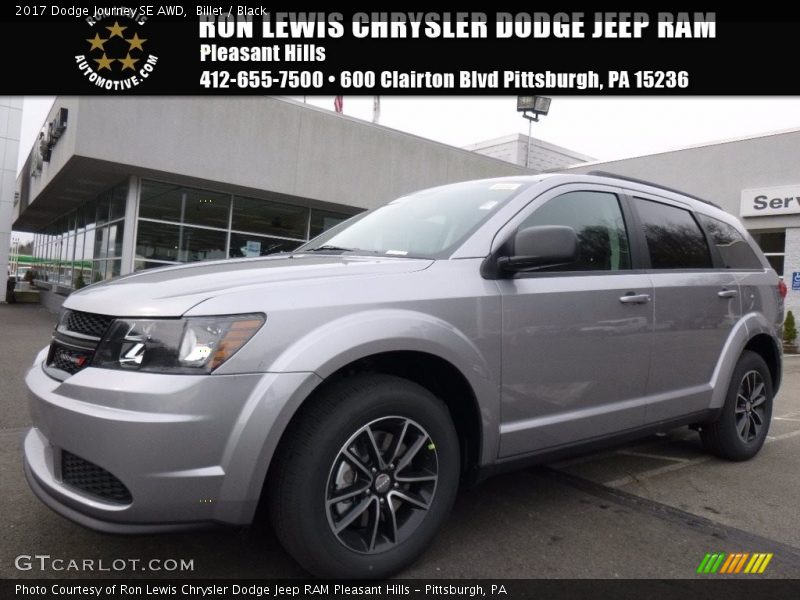 Billet / Black 2017 Dodge Journey SE AWD