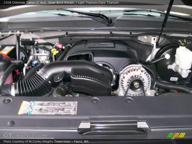 Silver Birch Metallic / Light Titanium/Dark Titanium 2008 Chevrolet Tahoe LT 4x4