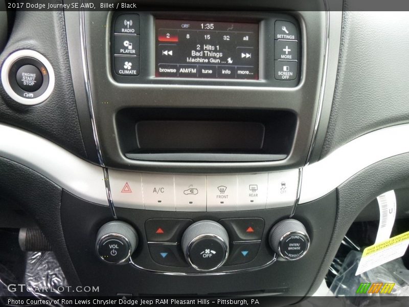 Billet / Black 2017 Dodge Journey SE AWD