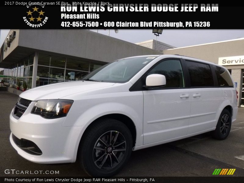 White Knuckle / Black 2017 Dodge Grand Caravan SE Plus