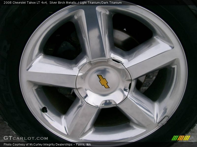 Silver Birch Metallic / Light Titanium/Dark Titanium 2008 Chevrolet Tahoe LT 4x4