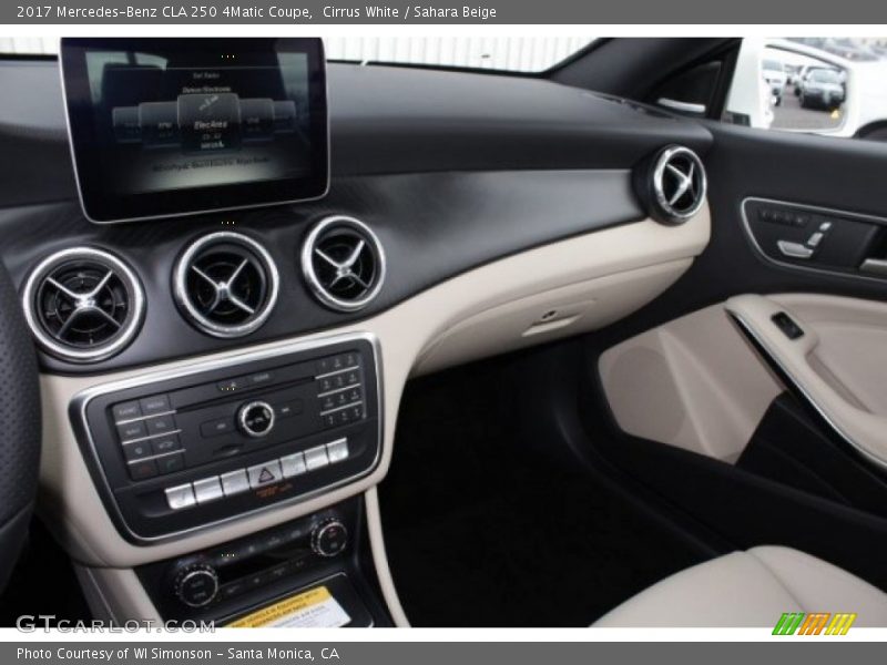 Cirrus White / Sahara Beige 2017 Mercedes-Benz CLA 250 4Matic Coupe