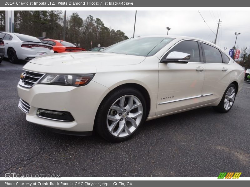 White Diamond Tricoat / Jet Black/Mojave 2014 Chevrolet Impala LTZ