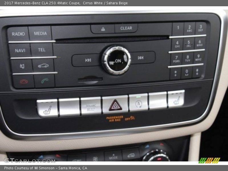 Cirrus White / Sahara Beige 2017 Mercedes-Benz CLA 250 4Matic Coupe