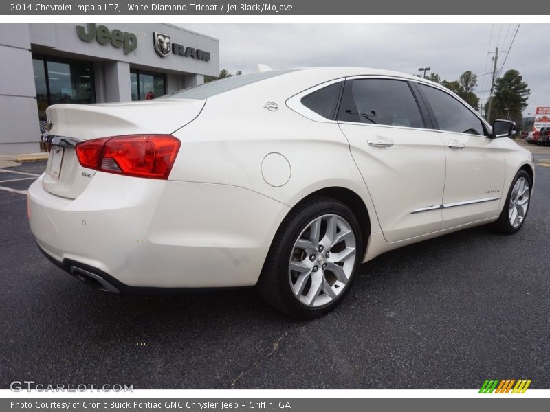 White Diamond Tricoat / Jet Black/Mojave 2014 Chevrolet Impala LTZ