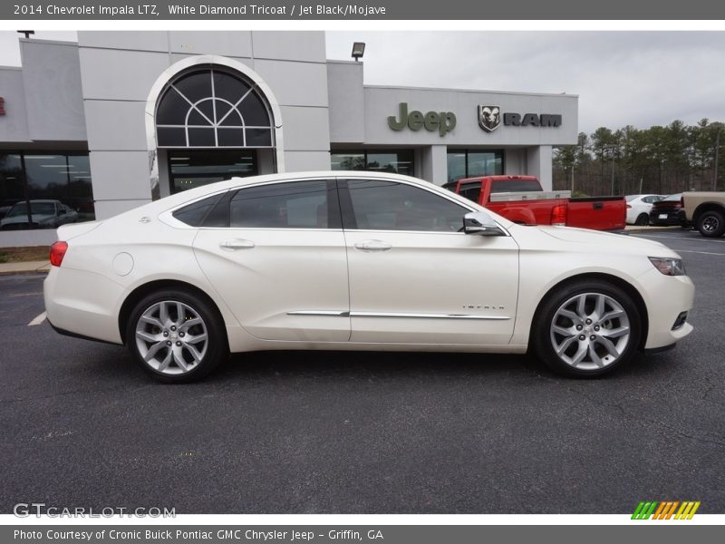White Diamond Tricoat / Jet Black/Mojave 2014 Chevrolet Impala LTZ