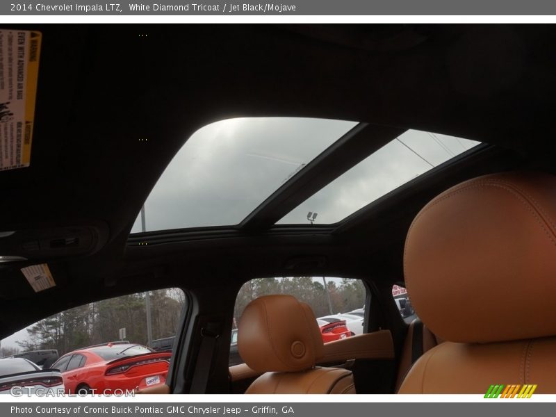 White Diamond Tricoat / Jet Black/Mojave 2014 Chevrolet Impala LTZ
