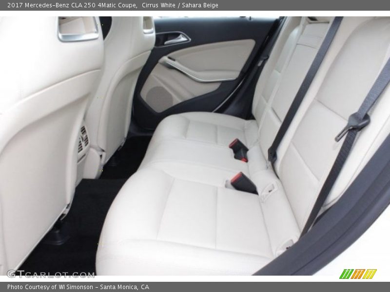 Cirrus White / Sahara Beige 2017 Mercedes-Benz CLA 250 4Matic Coupe