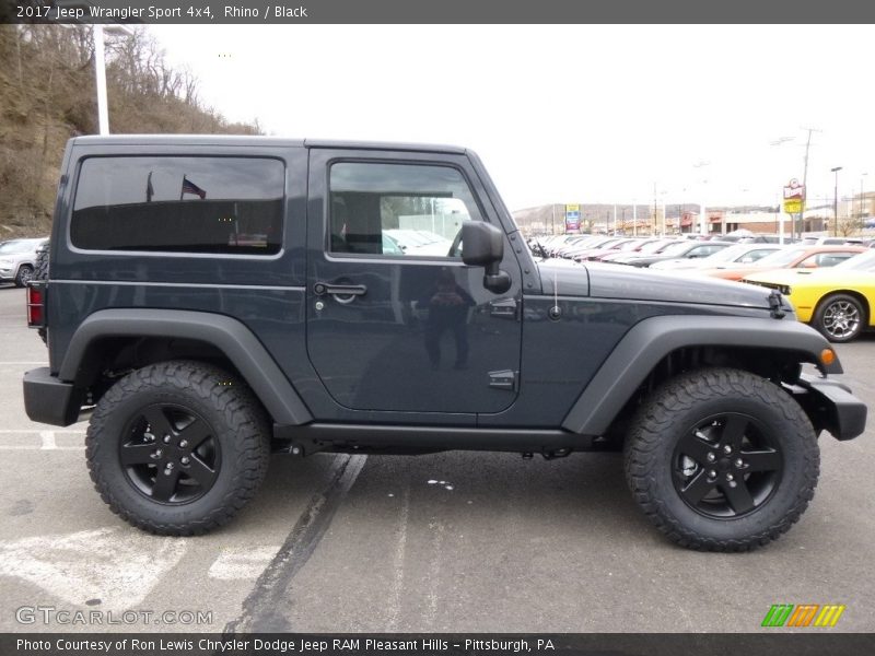Rhino / Black 2017 Jeep Wrangler Sport 4x4