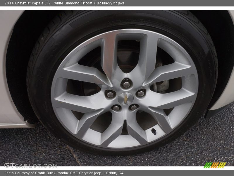 White Diamond Tricoat / Jet Black/Mojave 2014 Chevrolet Impala LTZ