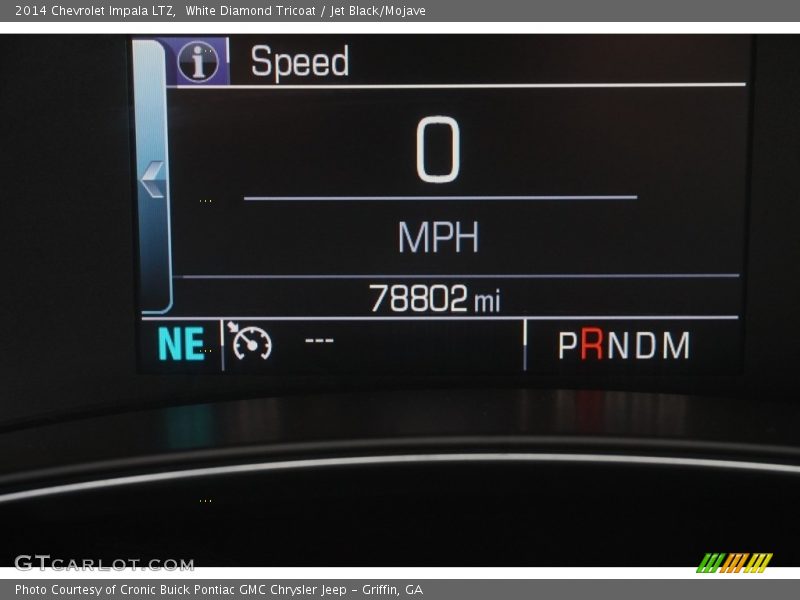 White Diamond Tricoat / Jet Black/Mojave 2014 Chevrolet Impala LTZ