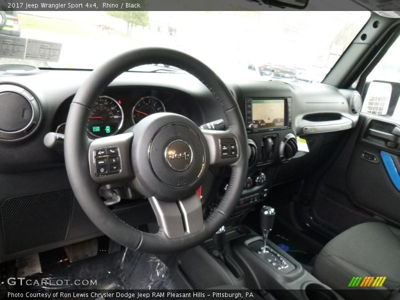 Rhino / Black 2017 Jeep Wrangler Sport 4x4