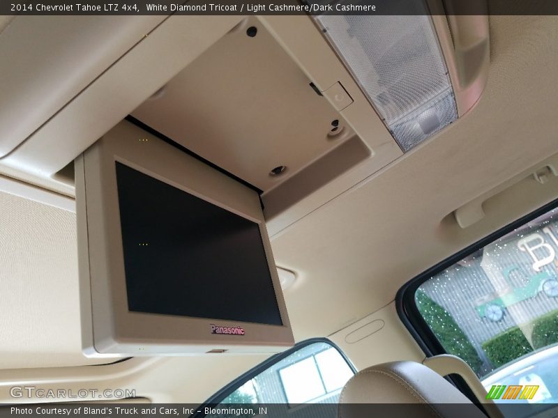White Diamond Tricoat / Light Cashmere/Dark Cashmere 2014 Chevrolet Tahoe LTZ 4x4