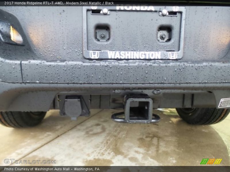 Modern Steel Metallic / Black 2017 Honda Ridgeline RTL-T AWD