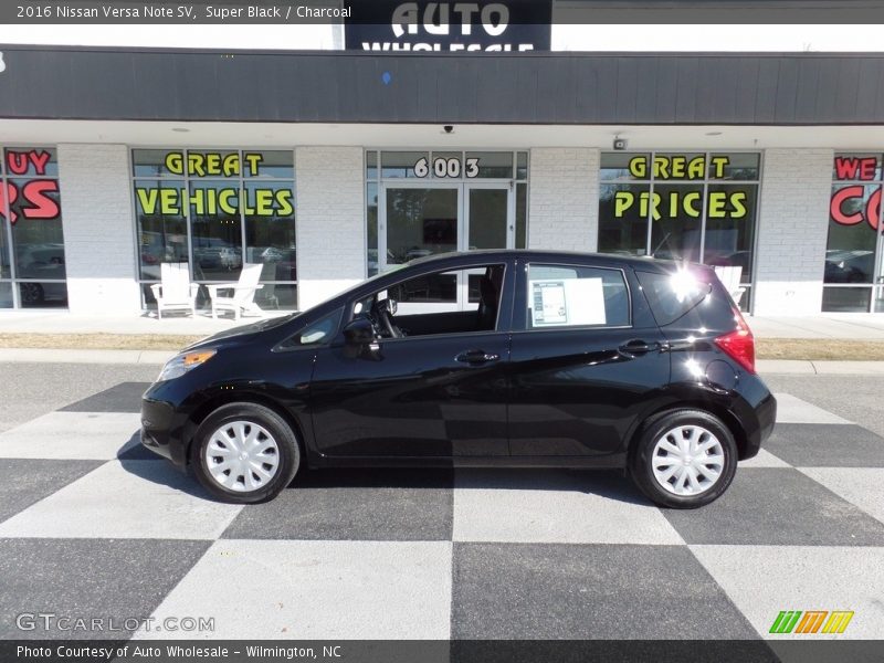 Super Black / Charcoal 2016 Nissan Versa Note SV