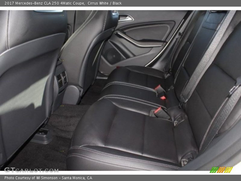 Cirrus White / Black 2017 Mercedes-Benz CLA 250 4Matic Coupe