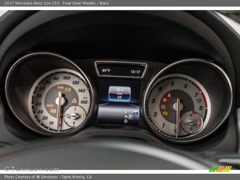  2017 GLA 250 250 Gauges