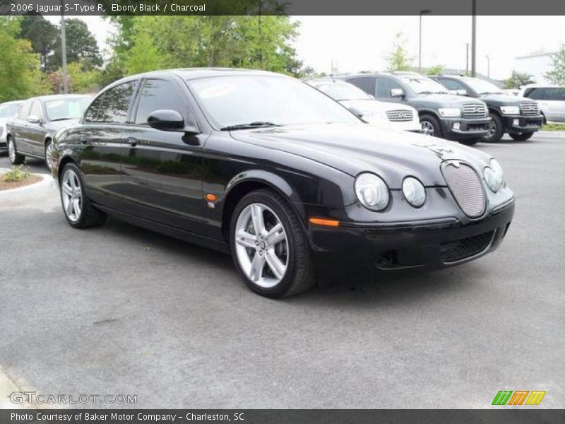 Ebony Black / Charcoal 2006 Jaguar S-Type R