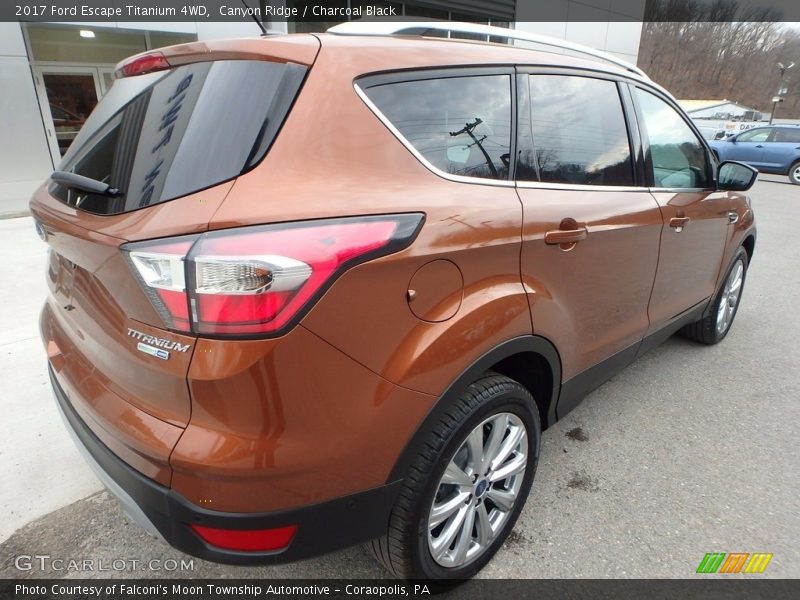 Canyon Ridge / Charcoal Black 2017 Ford Escape Titanium 4WD