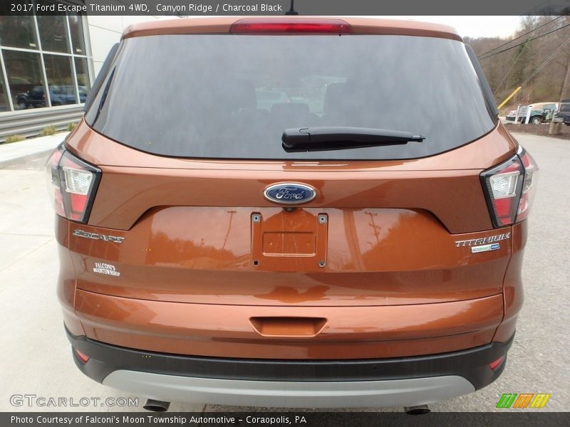 Canyon Ridge / Charcoal Black 2017 Ford Escape Titanium 4WD