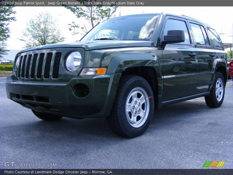 Jeep Green Metallic / Dark Slate Gray/Medium Slate Gray 2009 Jeep Patriot Sport