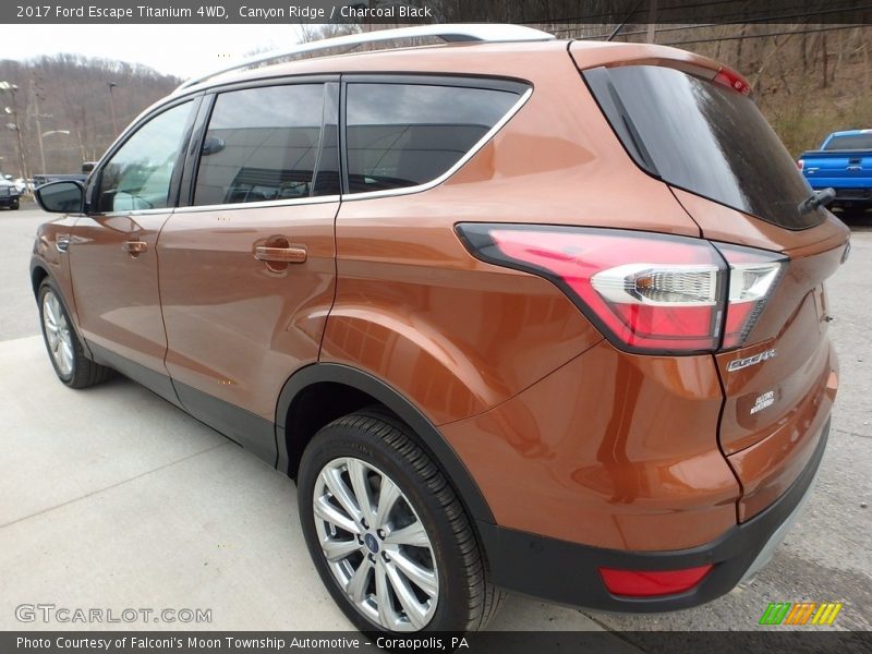 Canyon Ridge / Charcoal Black 2017 Ford Escape Titanium 4WD