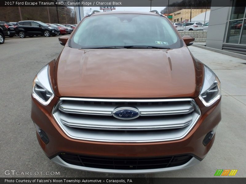 Canyon Ridge / Charcoal Black 2017 Ford Escape Titanium 4WD