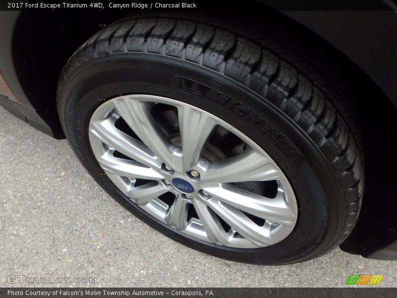 Canyon Ridge / Charcoal Black 2017 Ford Escape Titanium 4WD