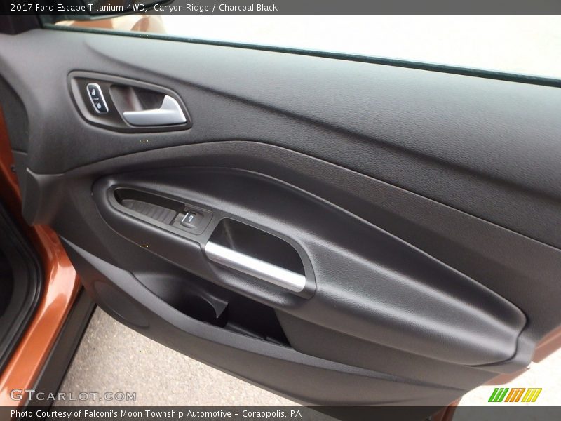 Canyon Ridge / Charcoal Black 2017 Ford Escape Titanium 4WD
