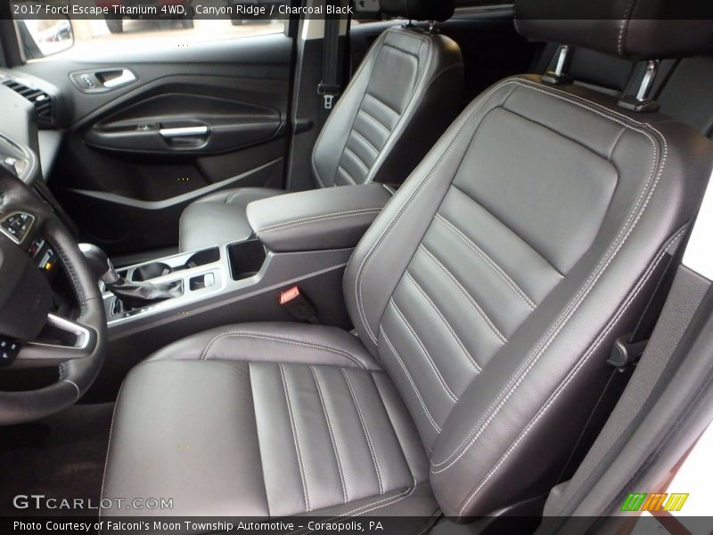 Canyon Ridge / Charcoal Black 2017 Ford Escape Titanium 4WD