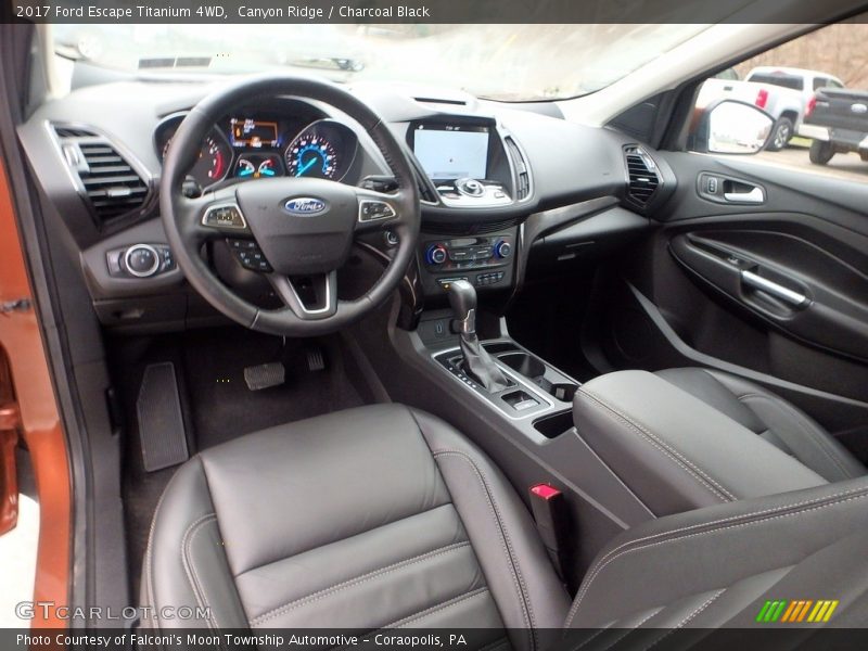 Canyon Ridge / Charcoal Black 2017 Ford Escape Titanium 4WD