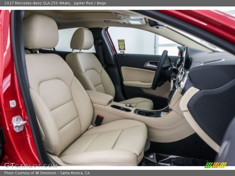 Jupiter Red / Beige 2017 Mercedes-Benz GLA 250 4Matic