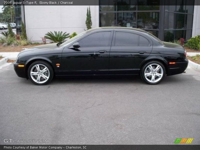 Ebony Black / Charcoal 2006 Jaguar S-Type R