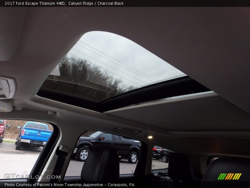 Canyon Ridge / Charcoal Black 2017 Ford Escape Titanium 4WD