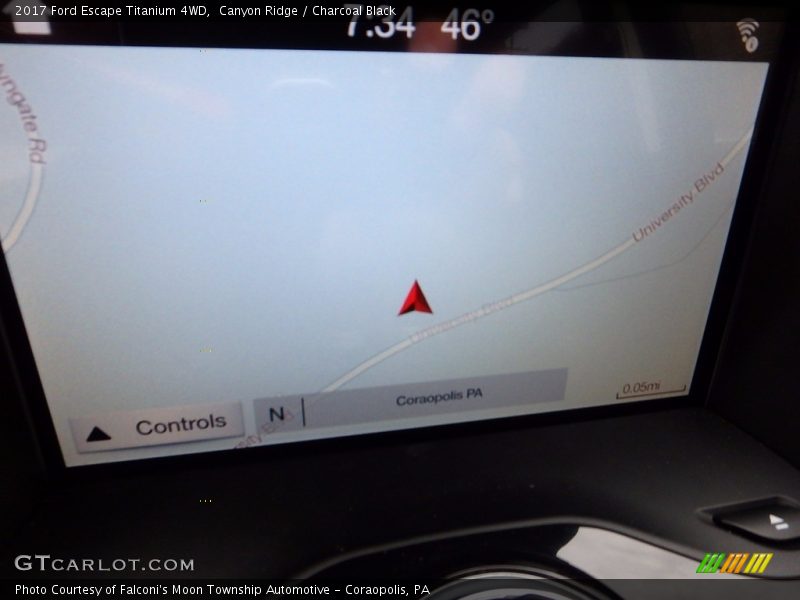 Canyon Ridge / Charcoal Black 2017 Ford Escape Titanium 4WD