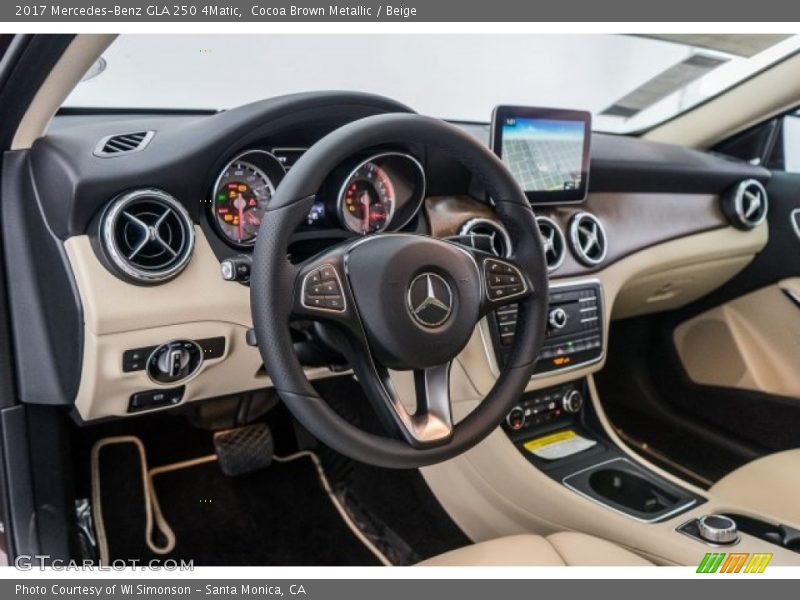 Cocoa Brown Metallic / Beige 2017 Mercedes-Benz GLA 250 4Matic