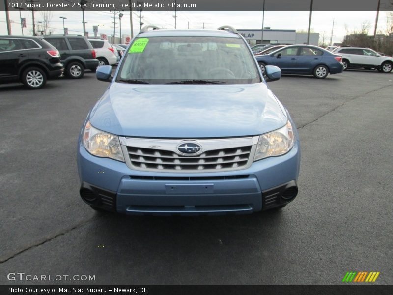Ice Blue Metallic / Platinum 2012 Subaru Forester 2.5 X Premium