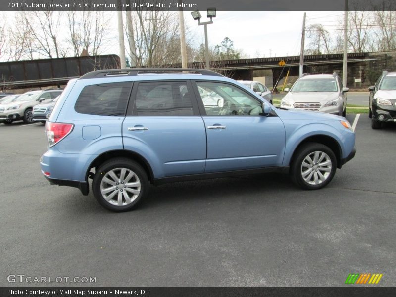 Ice Blue Metallic / Platinum 2012 Subaru Forester 2.5 X Premium