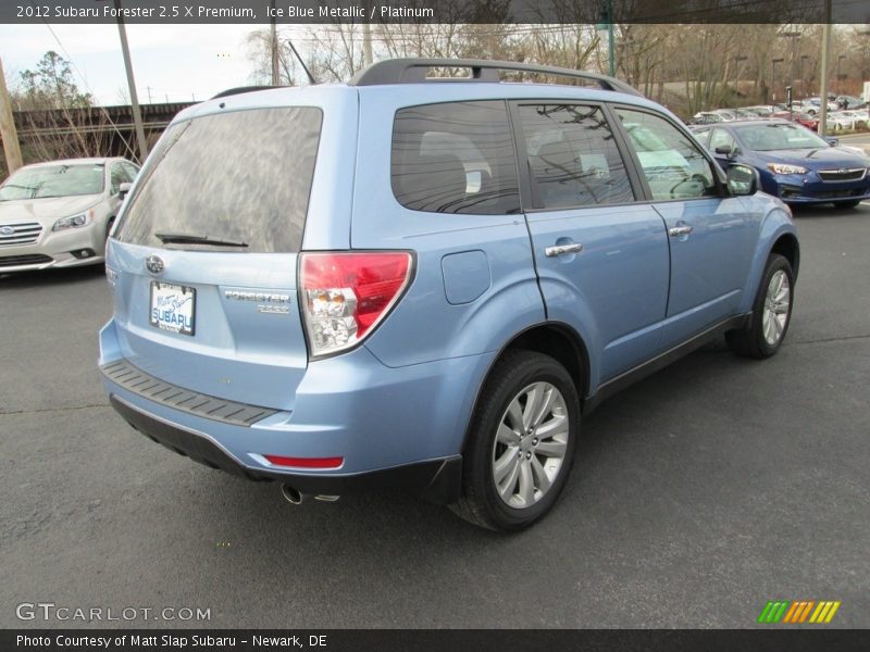 Ice Blue Metallic / Platinum 2012 Subaru Forester 2.5 X Premium