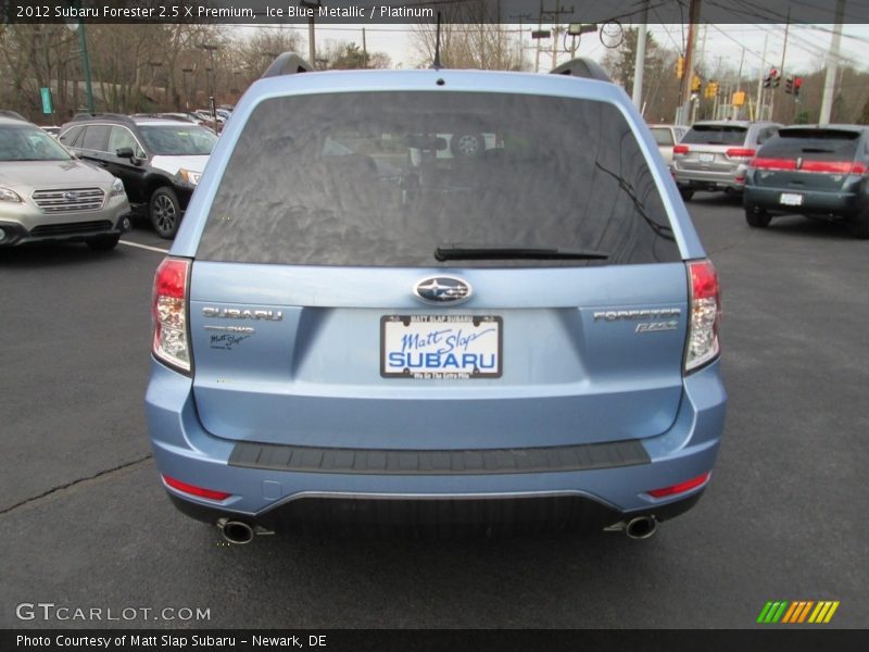 Ice Blue Metallic / Platinum 2012 Subaru Forester 2.5 X Premium