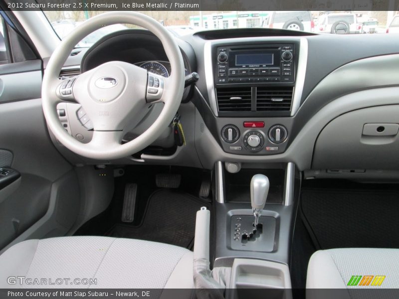 Ice Blue Metallic / Platinum 2012 Subaru Forester 2.5 X Premium
