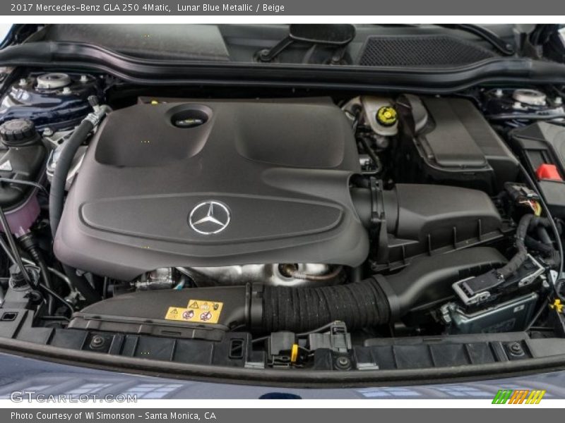 Lunar Blue Metallic / Beige 2017 Mercedes-Benz GLA 250 4Matic