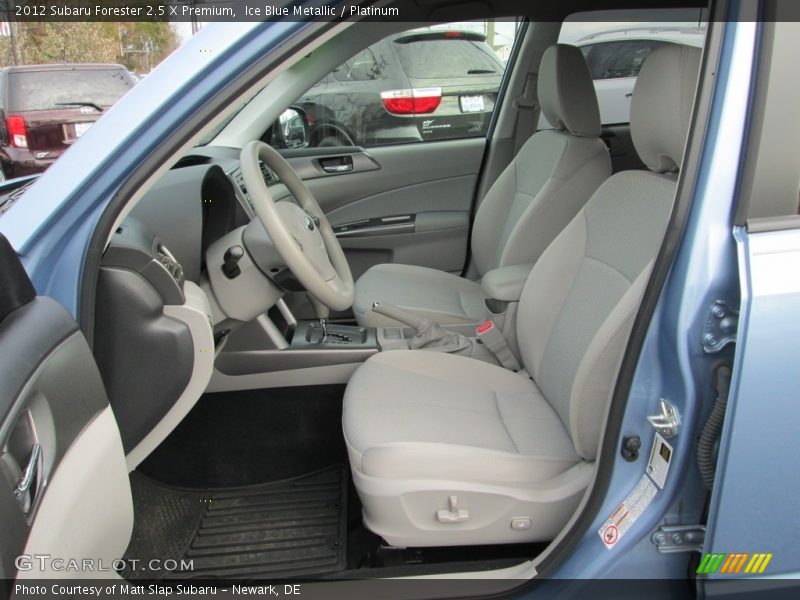 Ice Blue Metallic / Platinum 2012 Subaru Forester 2.5 X Premium