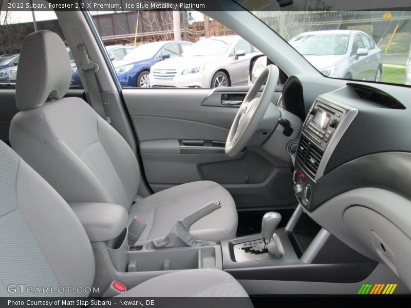 Ice Blue Metallic / Platinum 2012 Subaru Forester 2.5 X Premium