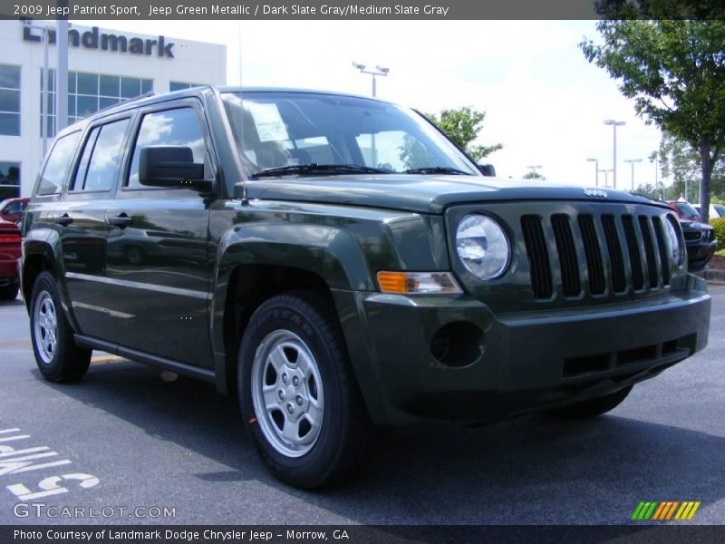 Jeep Green Metallic / Dark Slate Gray/Medium Slate Gray 2009 Jeep Patriot Sport