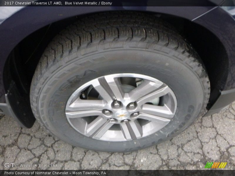 Blue Velvet Metallic / Ebony 2017 Chevrolet Traverse LT AWD